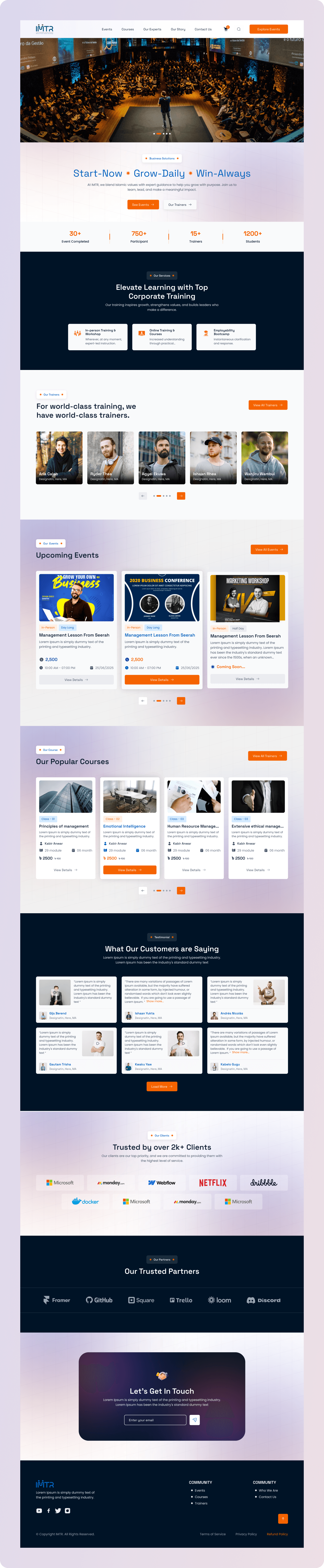 Workshop & Training Website Design and Development - Image 3