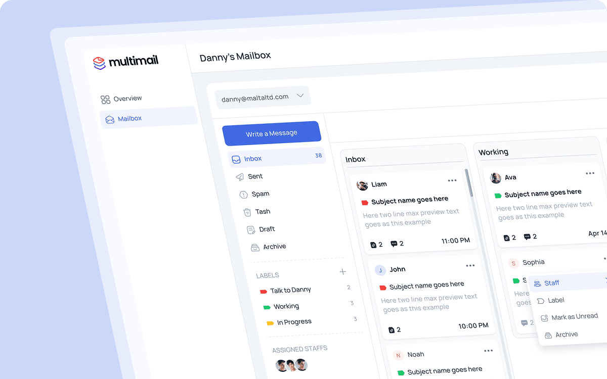 Multimail - SaaS Platform Development