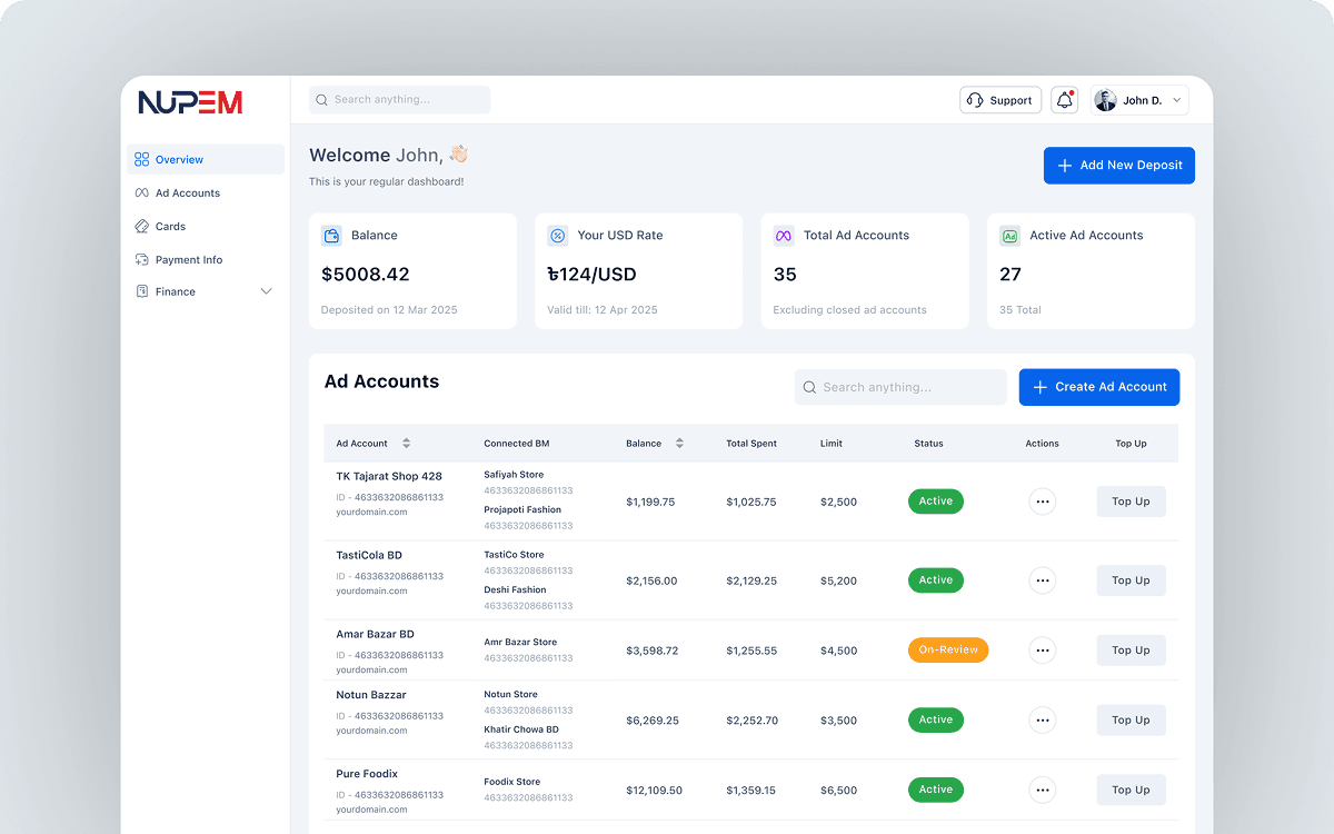 Nupem - CRM UI/UX Design and Development - Image 1